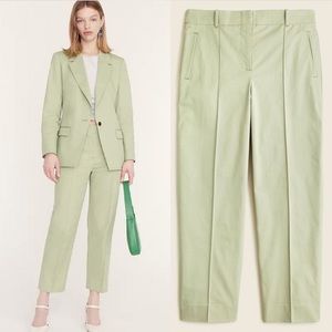 NWT J. CREW WILLA GREEN SLACKS PANT